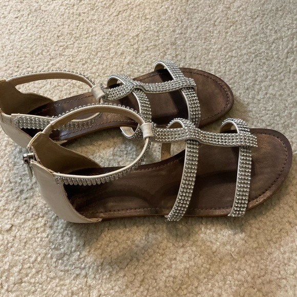 Jessica Simpson Sparkle Sandals Size 8 - Picture 4 of 6